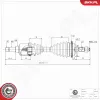Antriebswelle Vorderachse links ESEN SKV 40SKV392 Bild Antriebswelle Vorderachse links ESEN SKV 40SKV392