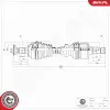 Antriebswelle Vorderachse links ESEN SKV 40SKV393 Bild Antriebswelle Vorderachse links ESEN SKV 40SKV393