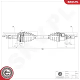 Antriebswelle Vorderachse links ESEN SKV 40SKV397