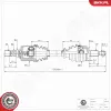 Antriebswelle Vorderachse links ESEN SKV 40SKV414 Bild Antriebswelle Vorderachse links ESEN SKV 40SKV414