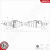 Antriebswelle Vorderachse rechts ESEN SKV 40SKV421 Bild Antriebswelle Vorderachse rechts ESEN SKV 40SKV421