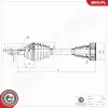 Antriebswelle Vorderachse links ESEN SKV 40SKV436 Bild Antriebswelle Vorderachse links ESEN SKV 40SKV436