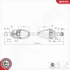 Antriebswelle Vorderachse links ESEN SKV 40SKV449 Bild Antriebswelle Vorderachse links ESEN SKV 40SKV449