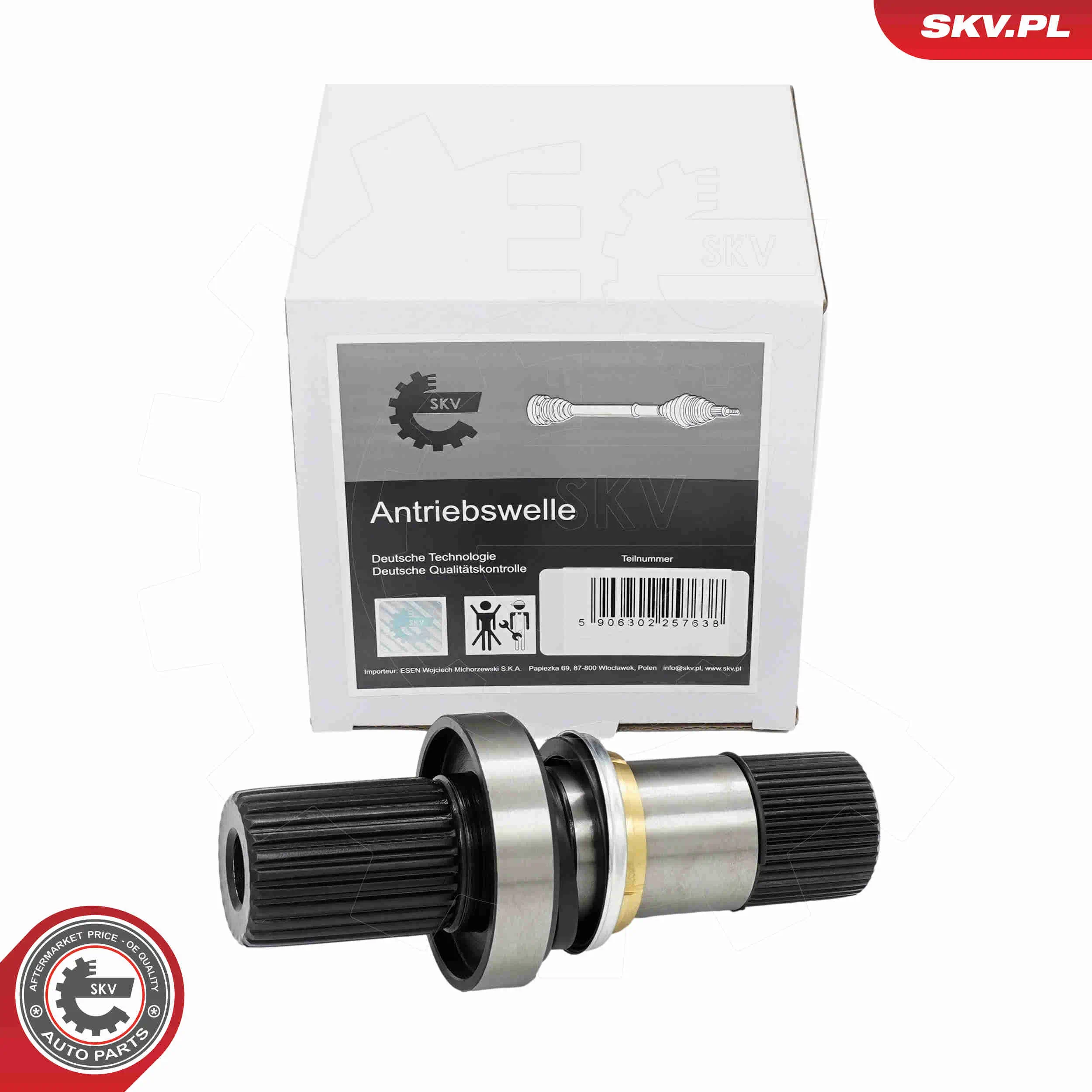 Steckwelle, Differential ESEN SKV 40SKV904