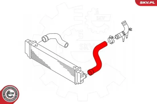Ladeluftschlauch ESEN SKV 43SKV006 Bild Ladeluftschlauch ESEN SKV 43SKV006