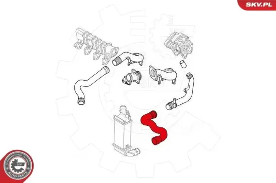 Ladeluftschlauch ESEN SKV 43SKV030 Bild Ladeluftschlauch ESEN SKV 43SKV030