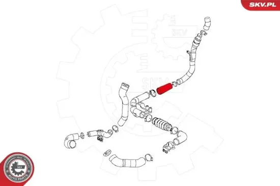 Ladeluftschlauch ESEN SKV 43SKV035 Bild Ladeluftschlauch ESEN SKV 43SKV035