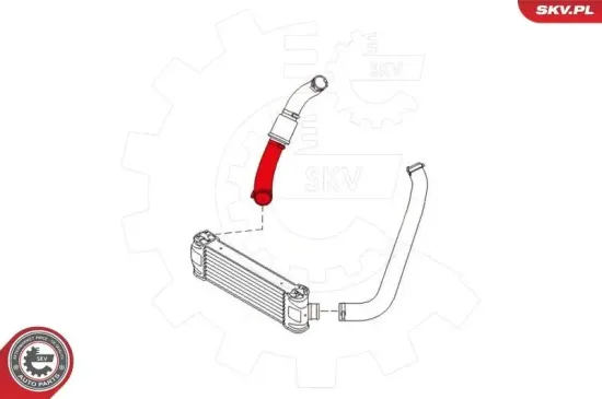 Ladeluftschlauch ESEN SKV 43SKV062 Bild Ladeluftschlauch ESEN SKV 43SKV062