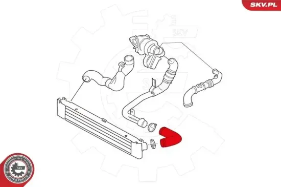 Ladeluftschlauch ESEN SKV 43SKV066 Bild Ladeluftschlauch ESEN SKV 43SKV066