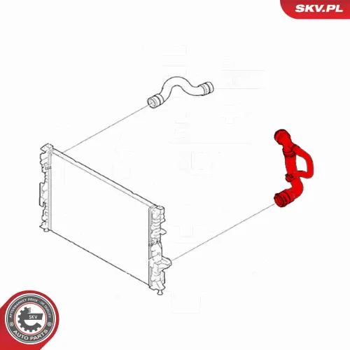Kühlerschlauch ESEN SKV 43SKV073 Bild Kühlerschlauch ESEN SKV 43SKV073