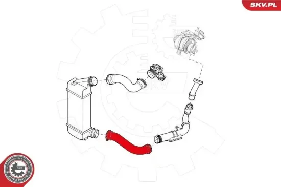 Ladeluftschlauch ESEN SKV 43SKV081 Bild Ladeluftschlauch ESEN SKV 43SKV081