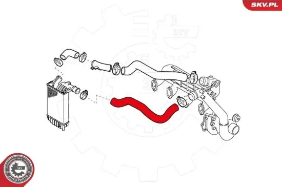 Ladeluftschlauch ESEN SKV 43SKV083 Bild Ladeluftschlauch ESEN SKV 43SKV083