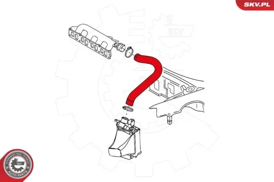 Ladeluftschlauch ESEN SKV 43SKV086 Bild Ladeluftschlauch ESEN SKV 43SKV086