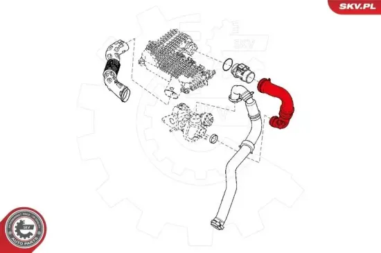 Ladeluftschlauch ESEN SKV 43SKV100 Bild Ladeluftschlauch ESEN SKV 43SKV100