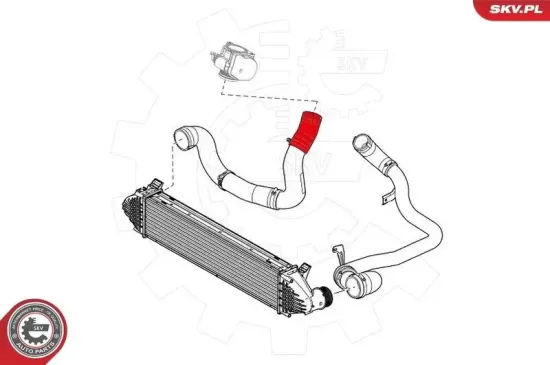 Ladeluftschlauch ESEN SKV 43SKV123 Bild Ladeluftschlauch ESEN SKV 43SKV123