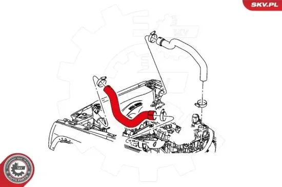 Ladeluftschlauch ESEN SKV 43SKV140 Bild Ladeluftschlauch ESEN SKV 43SKV140