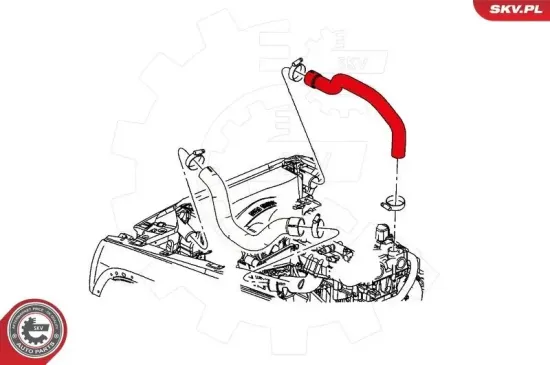 Ladeluftschlauch ESEN SKV 43SKV141 Bild Ladeluftschlauch ESEN SKV 43SKV141