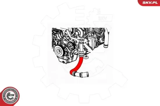 Ladeluftschlauch ESEN SKV 43SKV164 Bild Ladeluftschlauch ESEN SKV 43SKV164
