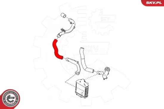 Ladeluftschlauch ESEN SKV 43SKV167 Bild Ladeluftschlauch ESEN SKV 43SKV167