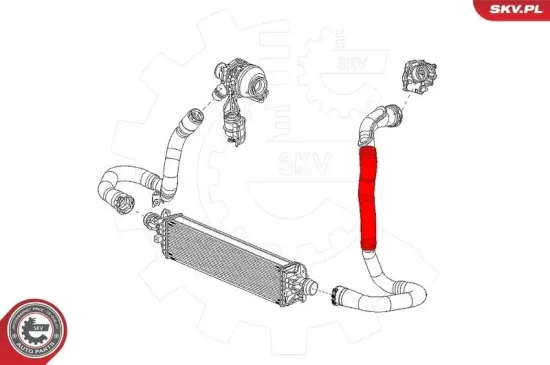 Ladeluftschlauch ESEN SKV 43SKV168 Bild Ladeluftschlauch ESEN SKV 43SKV168