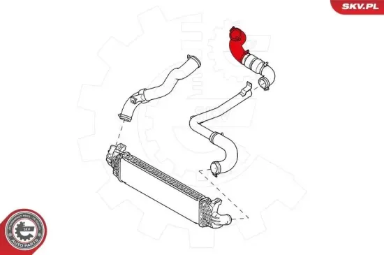 Ladeluftschlauch ESEN SKV 43SKV171 Bild Ladeluftschlauch ESEN SKV 43SKV171