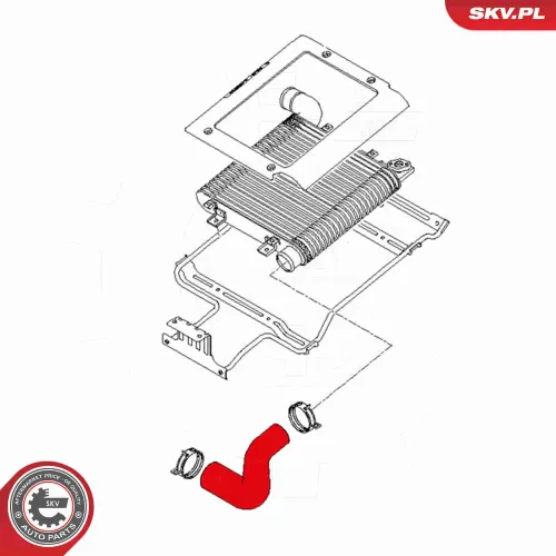 Ladeluftschlauch ESEN SKV 43SKV176 Bild Ladeluftschlauch ESEN SKV 43SKV176