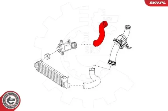 Ladeluftschlauch ESEN SKV 43SKV177 Bild Ladeluftschlauch ESEN SKV 43SKV177