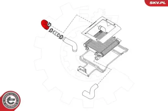Ladeluftschlauch ESEN SKV 43SKV178 Bild Ladeluftschlauch ESEN SKV 43SKV178