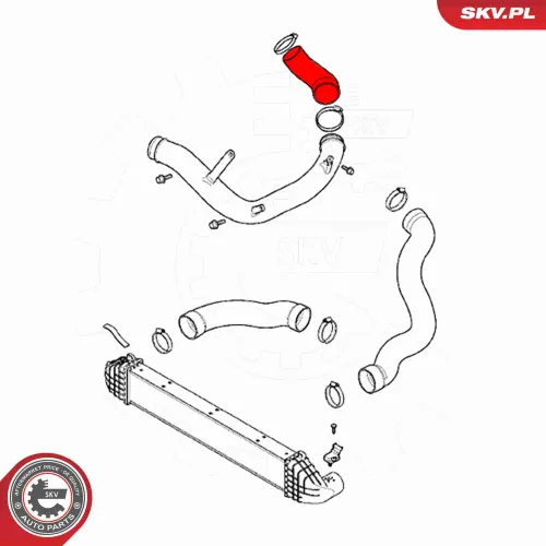Ladeluftschlauch ESEN SKV 43SKV180 Bild Ladeluftschlauch ESEN SKV 43SKV180