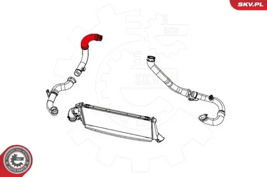 Ladeluftschlauch ESEN SKV 43SKV191 Bild Ladeluftschlauch ESEN SKV 43SKV191