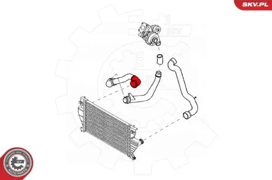 Ladeluftschlauch ESEN SKV 43SKV198 Bild Ladeluftschlauch ESEN SKV 43SKV198