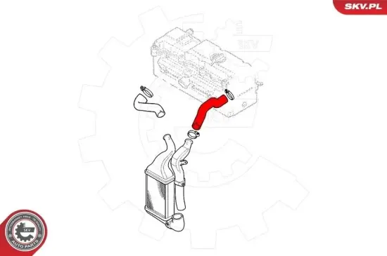Ladeluftschlauch ESEN SKV 43SKV201 Bild Ladeluftschlauch ESEN SKV 43SKV201