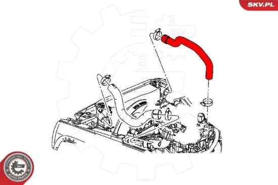 Ladeluftschlauch ESEN SKV 43SKV207 Bild Ladeluftschlauch ESEN SKV 43SKV207
