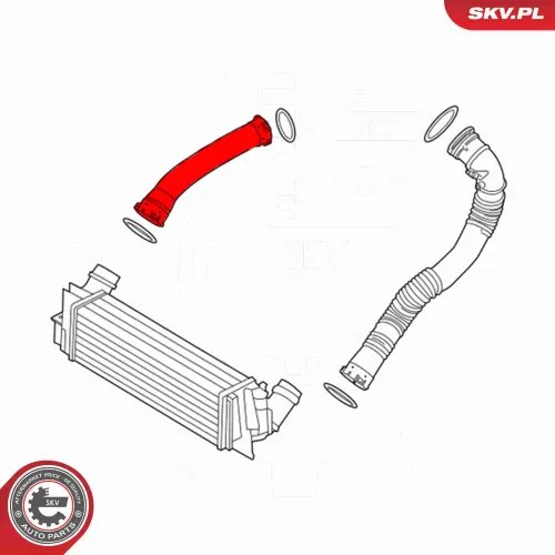 Ladeluftschlauch ESEN SKV 43SKV225 Bild Ladeluftschlauch ESEN SKV 43SKV225