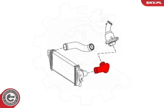 Ladeluftschlauch ESEN SKV 43SKV231 Bild Ladeluftschlauch ESEN SKV 43SKV231