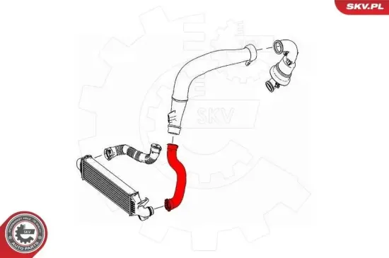 Ladeluftschlauch ESEN SKV 43SKV238 Bild Ladeluftschlauch ESEN SKV 43SKV238