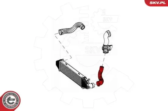 Ladeluftschlauch ESEN SKV 43SKV240 Bild Ladeluftschlauch ESEN SKV 43SKV240