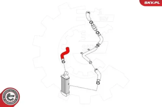 Ladeluftschlauch ESEN SKV 43SKV244 Bild Ladeluftschlauch ESEN SKV 43SKV244