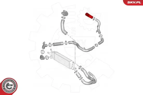 Ladeluftschlauch ESEN SKV 43SKV253 Bild Ladeluftschlauch ESEN SKV 43SKV253