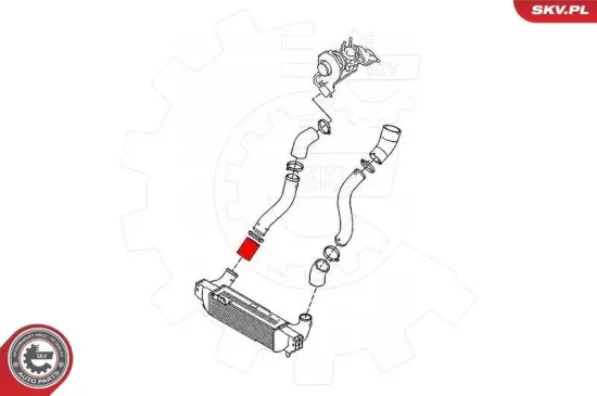 Ladeluftschlauch ESEN SKV 43SKV287 Bild Ladeluftschlauch ESEN SKV 43SKV287