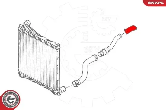 Ladeluftschlauch ESEN SKV 43SKV292 Bild Ladeluftschlauch ESEN SKV 43SKV292
