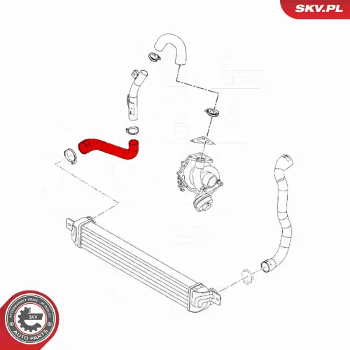 Ladeluftschlauch ESEN SKV 43SKV300 Bild Ladeluftschlauch ESEN SKV 43SKV300