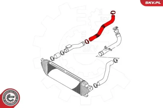 Ladeluftschlauch ESEN SKV 43SKV319 Bild Ladeluftschlauch ESEN SKV 43SKV319