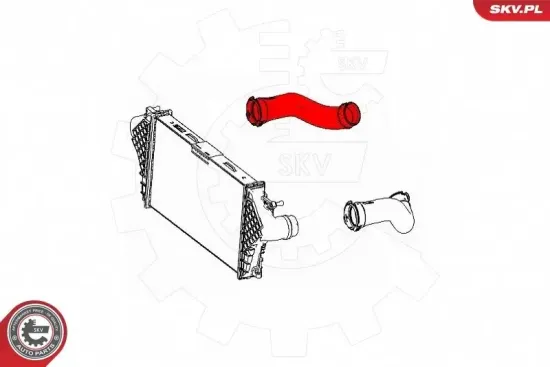 Ladeluftschlauch ESEN SKV 43SKV321 Bild Ladeluftschlauch ESEN SKV 43SKV321