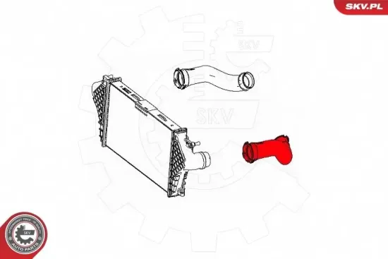 Ladeluftschlauch ESEN SKV 43SKV322 Bild Ladeluftschlauch ESEN SKV 43SKV322