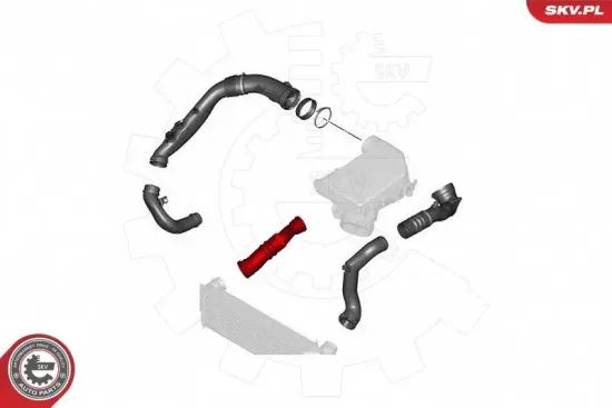 Ladeluftschlauch ESEN SKV 43SKV327 Bild Ladeluftschlauch ESEN SKV 43SKV327
