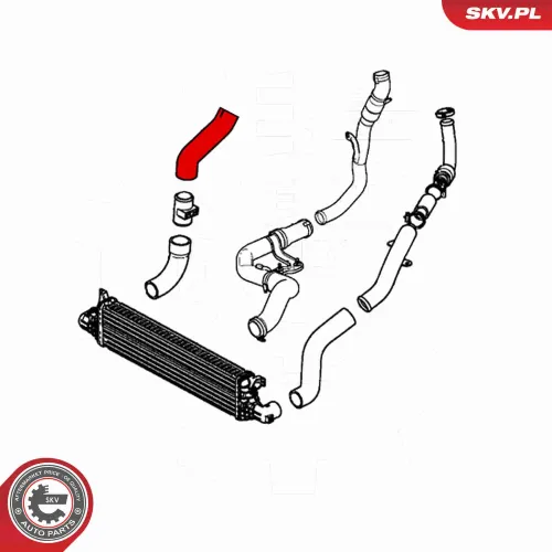 Ladeluftschlauch ESEN SKV 43SKV341 Bild Ladeluftschlauch ESEN SKV 43SKV341