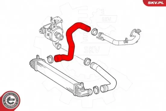Ladeluftschlauch ESEN SKV 43SKV355 Bild Ladeluftschlauch ESEN SKV 43SKV355