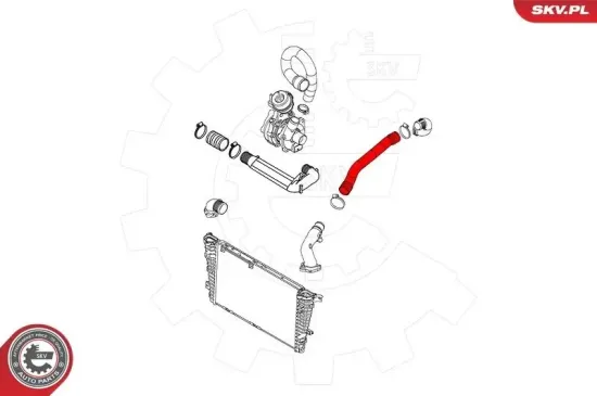 Achsschenkel, Radaufhängung Vorderachse links ESEN SKV 47SKV961 Bild Achsschenkel, Radaufhängung Vorderachse links ESEN SKV 47SKV961