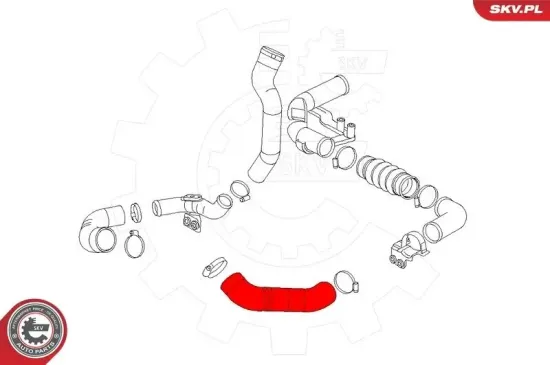 Ladeluftschlauch ESEN SKV 43SKV378 Bild Ladeluftschlauch ESEN SKV 43SKV378